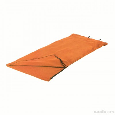 Stansport Fleece Sleeping Bag - 32 x 75 - Orange 570415255